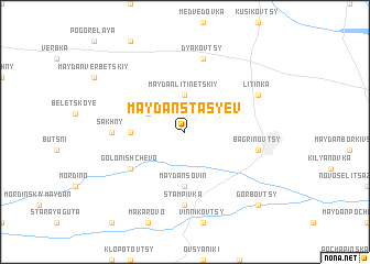 map of Maydan Stasʼyev