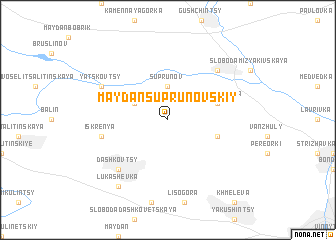 map of Maydan Suprunovskiy