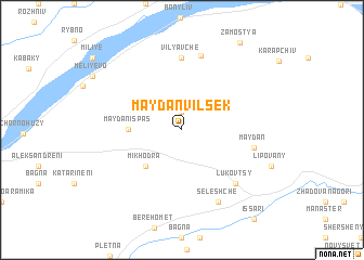 map of Maydan Vilsek