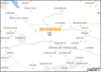 map of Maydarovo