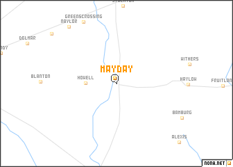 map of Mayday