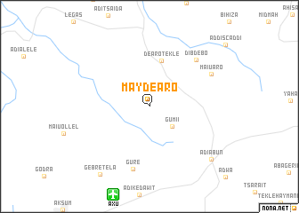 map of May Deʼāro