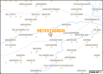 map of Māyehtū Dāghī