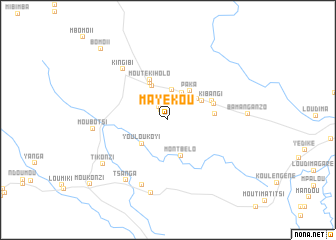 map of Mayékou