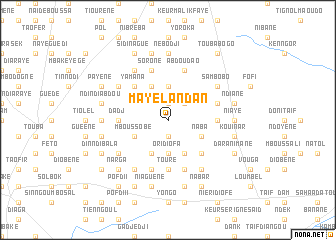 map of Maye Landan