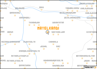 map of Māyel Kandī