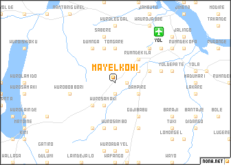 map of Mayel Kohi