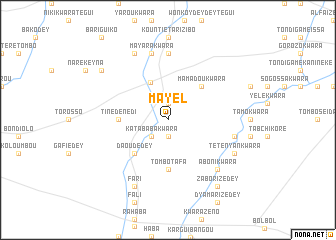 map of Mayel