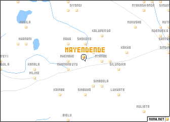 map of Mayendende