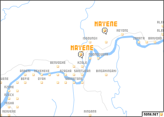 map of Mayéné