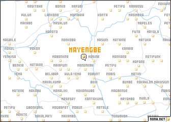 map of Mayengbe