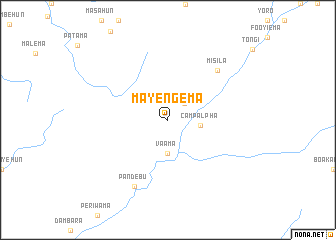 map of Mayengema