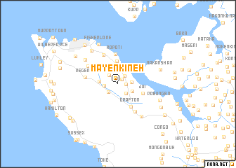 map of Mayenkineh