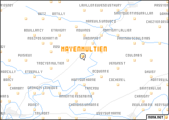 map of May-en-Multien