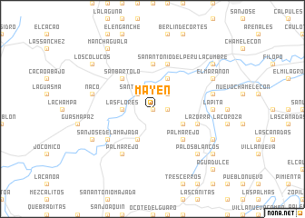 map of Mayén