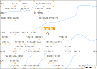 map of Mayera