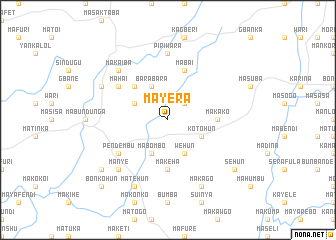 map of Mayera