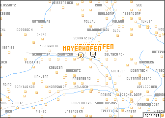 map of Mayerhofen