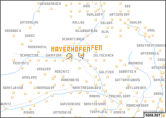 map of Mayerhofen