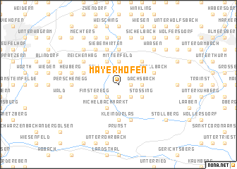 map of Mayerhöfen