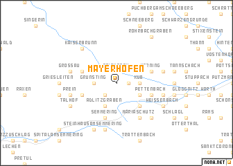 map of Mayerhöfen