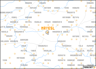 map of Mayesl