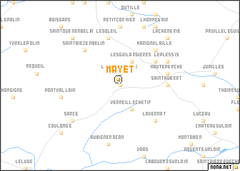 map of Mayet