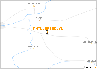 map of Mayevo Vtoroye