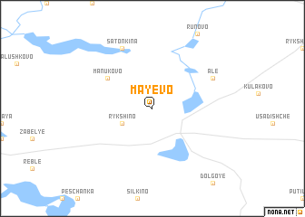 map of Mayevo