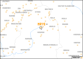 map of Mayé