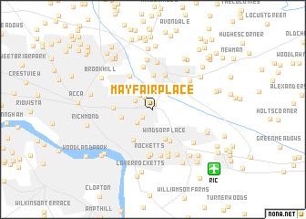 map of Mayfair Place