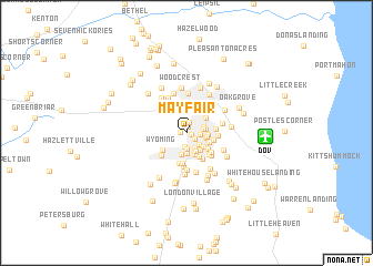 map of Mayfair