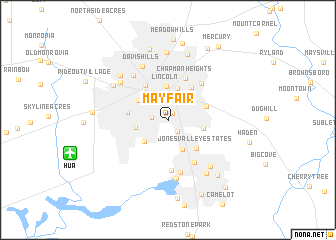 map of Mayfair