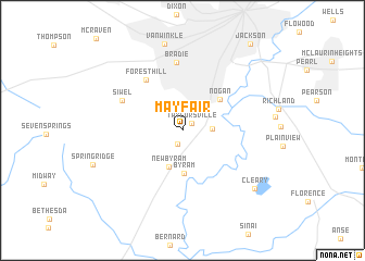 map of Mayfair