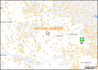 map of Mayfield Manor