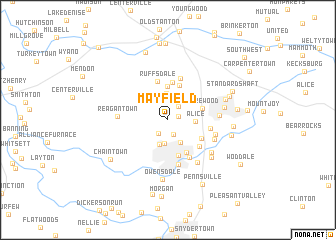 map of Mayfield