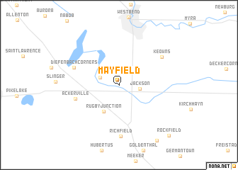 map of Mayfield