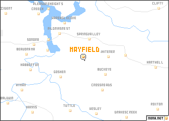 map of Mayfield