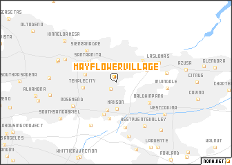 map of Mayflower Village