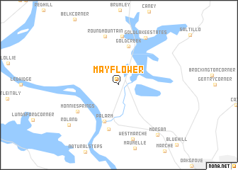 map of Mayflower