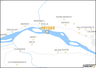 map of Mayger
