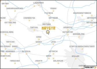 map of Maygyr