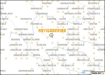 map of Máyiga Arriba