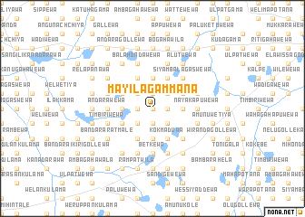 map of Mayilagammana