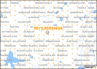 map of Mayilagaswewa