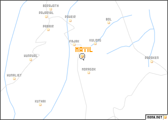 map of Mayil