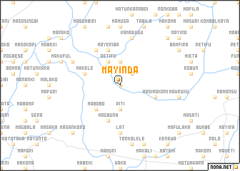 map of Mayinda