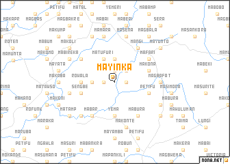 map of Mayinka
