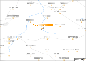 map of Maykhrovka