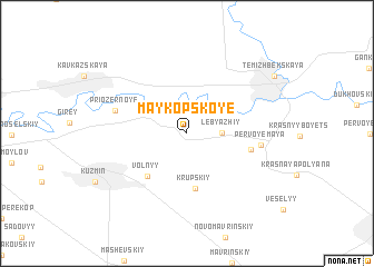 map of Maykopskoye